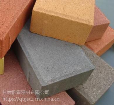 甘肃天水环保型渗水砖与兰州荷兰砖价格及图片对比